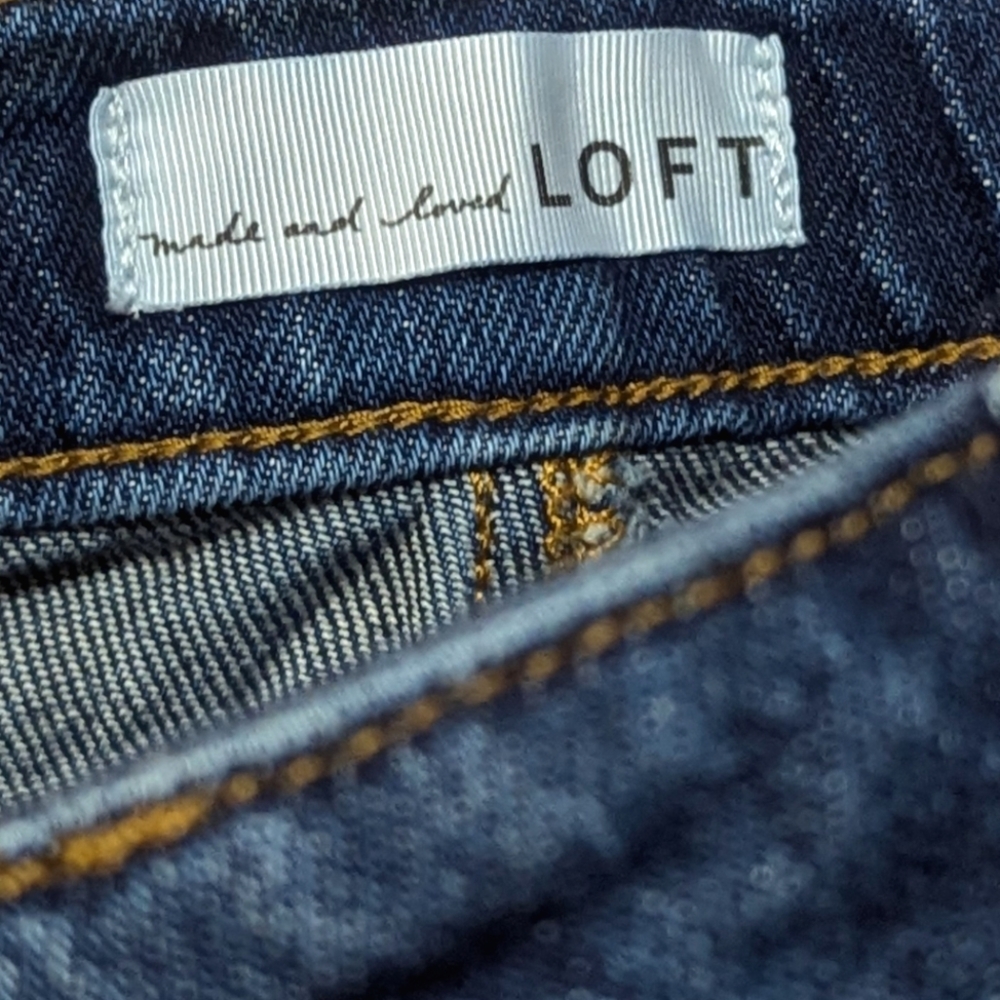 Loft | Wide Leg Denim | Trendy | Casual | Chic Streetwear | Western | Bohemian | - Picture 7 of 13